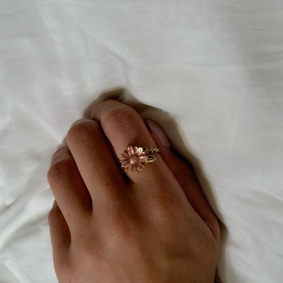 Flower ring M595 - Picture 4 of 4